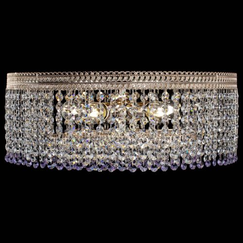 Люстра Флоренция капель оптикон фиолетовая в Сочи Гусь Хрустальный