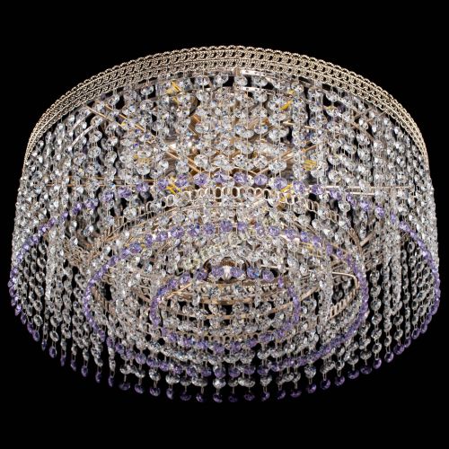 Люстра Флоренция капель оптикон фиолетовая в Сочи Гусь Хрустальный