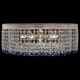 Люстра Флоренция капель оптикон синяя в Сочи