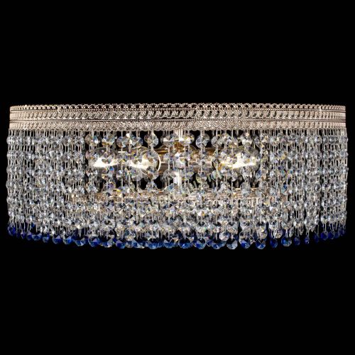 Люстра Флоренция капель оптикон синяя в Сочи Гусь Хрустальный