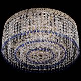 Люстра Флоренция капель оптикон синяя в Сочи