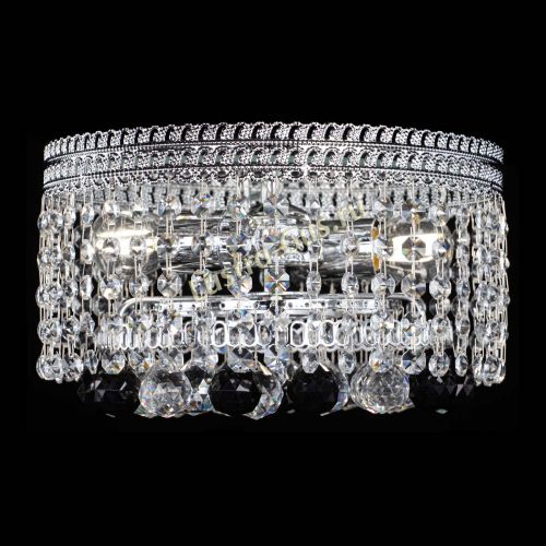 Люстра Флоренция шар №2 черная в Сочи Гусь Хрустальный