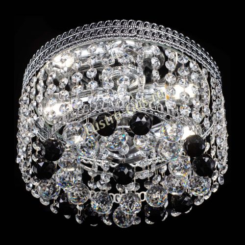 Люстра Флоренция шар №2 черная в Сочи Гусь Хрустальный