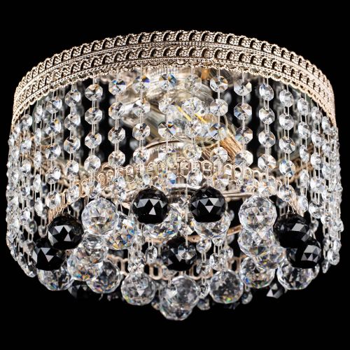 Люстра Флоренция шар №2 черная в Сочи Гусь Хрустальный