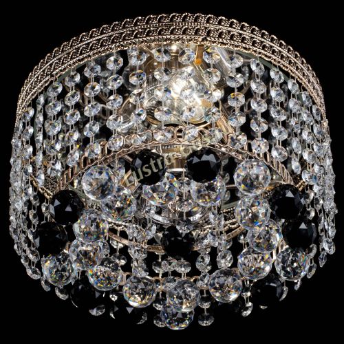Люстра Флоренция шар №2 черная в Сочи Гусь Хрустальный