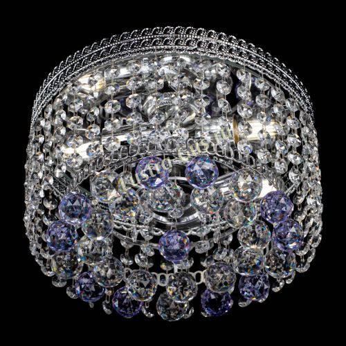 Люстра Флоренция шар №2 фиолетовая в Сочи Гусь Хрустальный