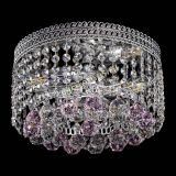 Люстра Флоренция шар №2 розовая в Сочи