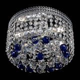 Люстра Флоренция шар №2 синяя в Сочи