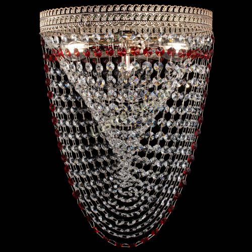 Люстра Флоренция Водоворот красная в Сочи Гусь Хрустальный