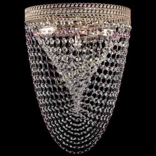 Люстра Флоренция Водоворот розовая в Сочи Гусь Хрустальный