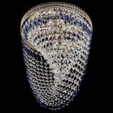 Люстра Флоренция Водоворот синяя в Сочи