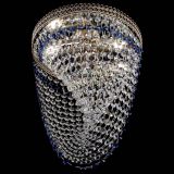 Люстра Флоренция Водоворот синяя в Сочи