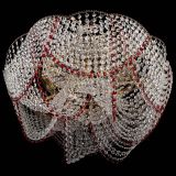 Люстра Галактика №4 красная в Сочи