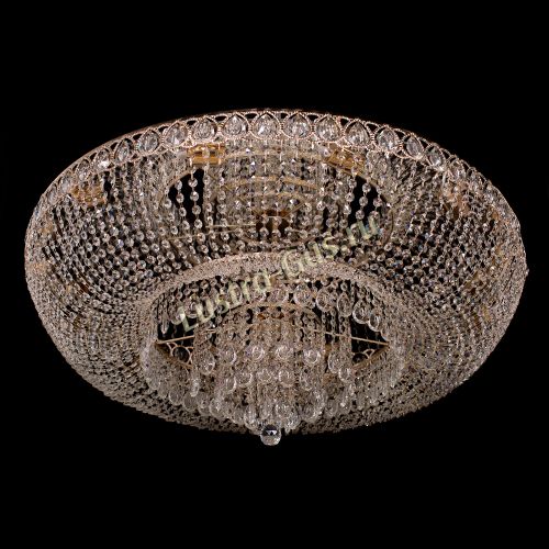 Люстра Капель 008 - 12 ламп в Сочи Гусь Хрустальный