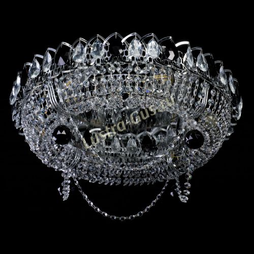 Люстра Глория №1 черная в Сочи Гусь Хрустальный