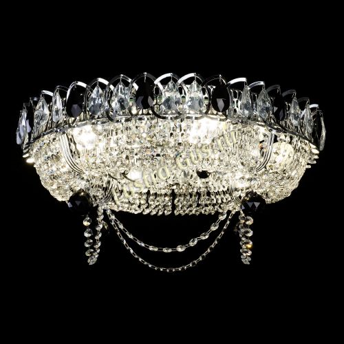 Люстра Глория №1 черная в Сочи Гусь Хрустальный