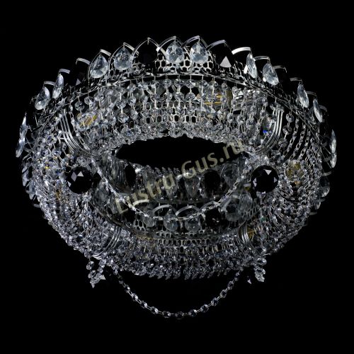 Люстра Глория №1 черная в Сочи Гусь Хрустальный