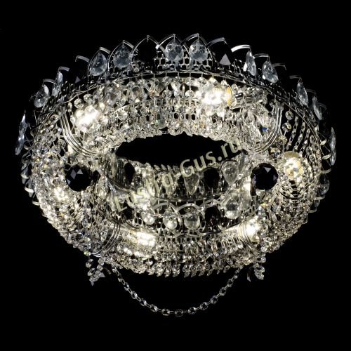 Люстра Глория №1 черная в Сочи Гусь Хрустальный