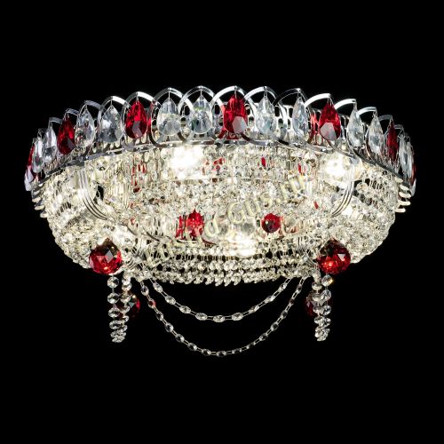 Люстра Глория №1 красная в Сочи Гусь Хрустальный
