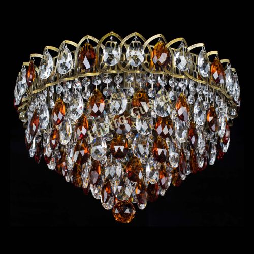 Люстра Грация №1 под бронзу чайная в Сочи Гусь Хрустальный