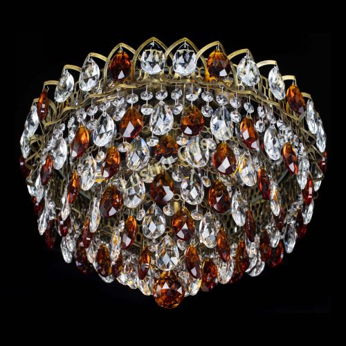 Люстра Грация №1 под бронзу чайная в Сочи Гусь Хрустальный