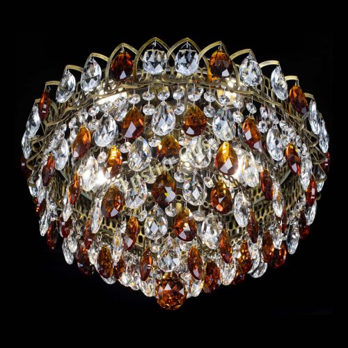 Люстра Грация №1 под бронзу чайная в Сочи Гусь Хрустальный