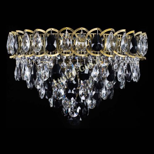 Люстра Грация №1 под бронзу черная в Сочи Гусь Хрустальный