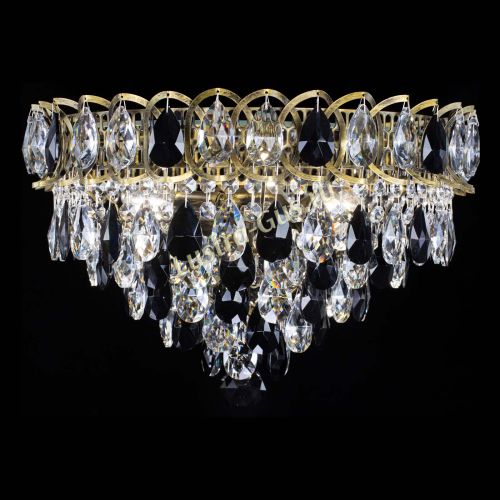 Люстра Грация №1 под бронзу черная в Сочи Гусь Хрустальный