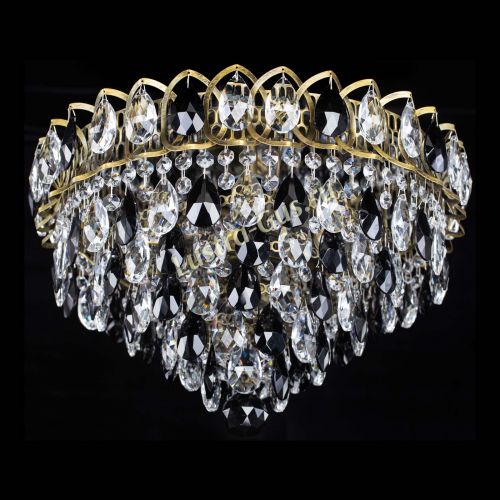 Люстра Грация №1 под бронзу черная в Сочи Гусь Хрустальный