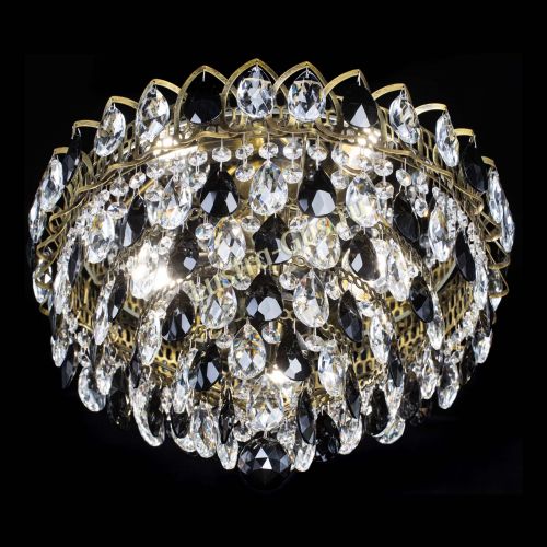 Люстра Грация №1 под бронзу черная в Сочи Гусь Хрустальный