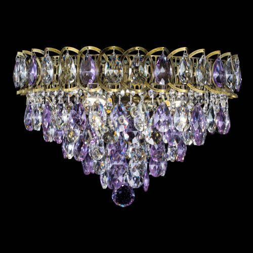 Люстра Грация №1 под бронзу фиолетовая в Сочи Гусь Хрустальный