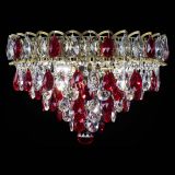 Люстра Грация №1 под бронзу красная в Сочи