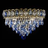 Люстра Грация №1 под бронзу синяя в Сочи