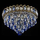 Люстра Грация №1 под бронзу синяя в Сочи