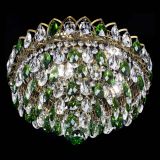 Люстра Грация №1 под бронзу зеленая в Сочи