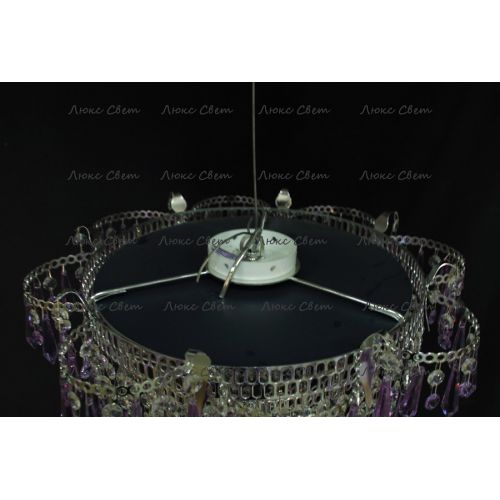 Люстра Ромашка Хризантема фиолетовая большой карашдаш в Сочи Гусь Хрустальный