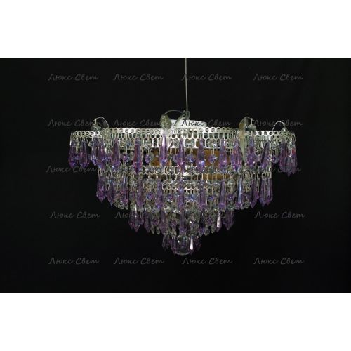 Люстра Ромашка Хризантема фиолетовая большой карашдаш в Сочи Гусь Хрустальный