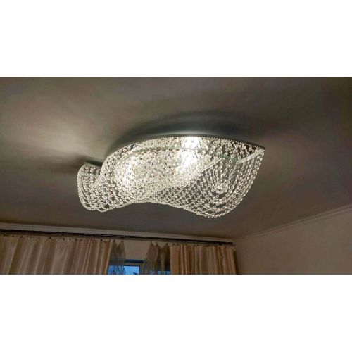 Люстра Хрустальная Волна в Сочи Гусь Хрустальный