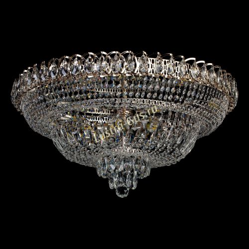 Люстра Хрустальный Каскад №1  в Сочи Гусь Хрустальный