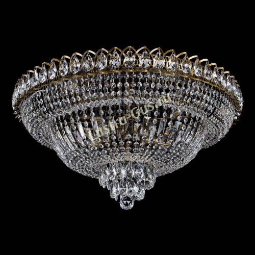 Люстра Хрустальный Каскад №1 700 мм под бронзу в Сочи Гусь Хрустальный