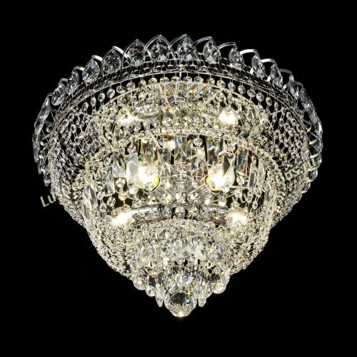 Люстра Хрустальный Каскад №1  в Сочи Гусь Хрустальный