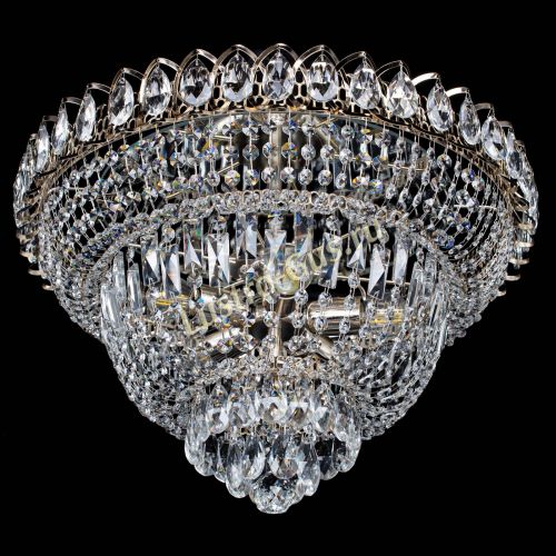 Люстра Хрустальный Каскад №1  в Сочи Гусь Хрустальный
