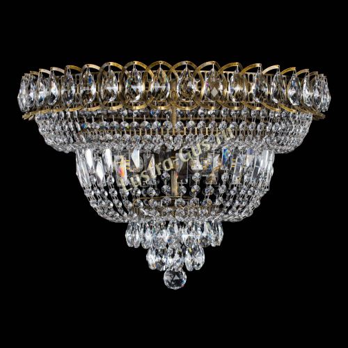 Люстра Хрустальный Каскад №1 под бронзу в Сочи Гусь Хрустальный