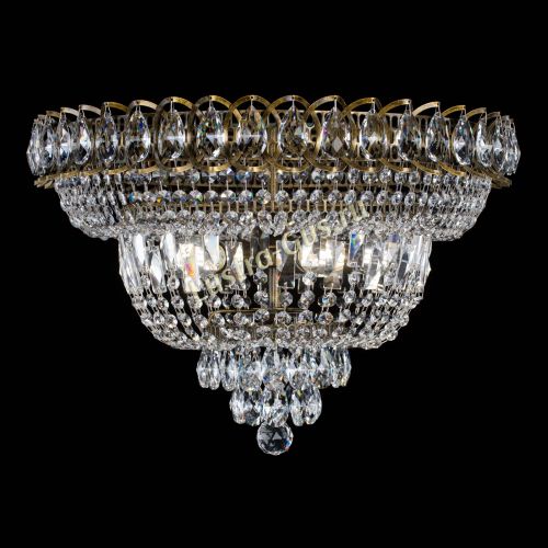 Люстра Хрустальный Каскад №1 под бронзу в Сочи Гусь Хрустальный