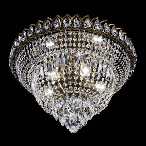 Люстра Хрустальный Каскад №1 под бронзу в Сочи Гусь Хрустальный