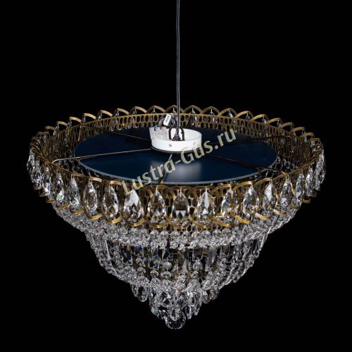 Люстра Хрустальный Каскад №1 под бронзу в Сочи Гусь Хрустальный