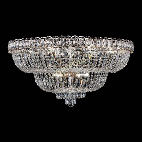 Люстра Хрустальный Каскад №15 с пластинками в Сочи Гусь Хрустальный