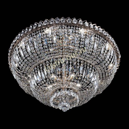 Люстра Хрустальный Каскад №15 с пластинками в Сочи Гусь Хрустальный
