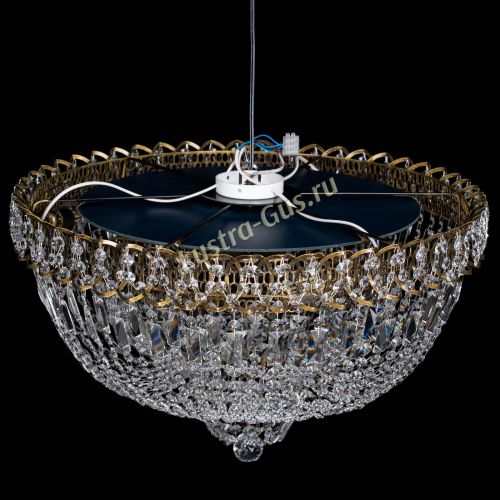 Люстра Хрустальный Каскад №2 под бронзу в Сочи Гусь Хрустальный