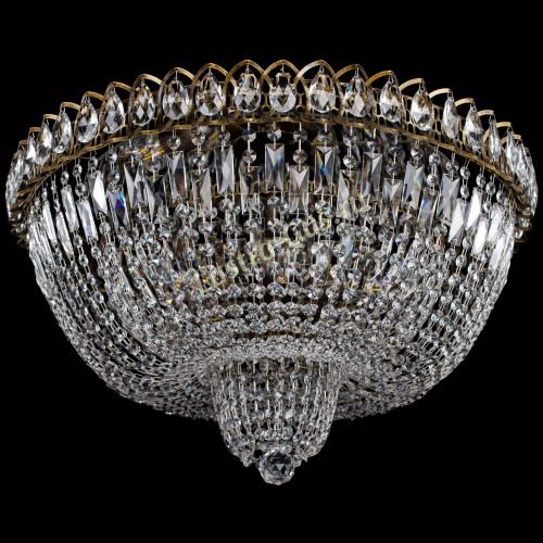 Люстра Хрустальный Каскад №2 журавлик под бронзу в Сочи Гусь Хрустальный